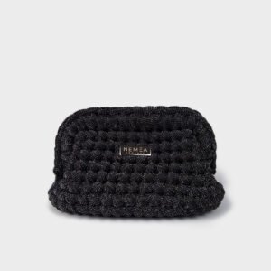 NEMEA CROCHET clutch bag