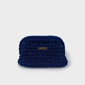 blu electricity clutch bag